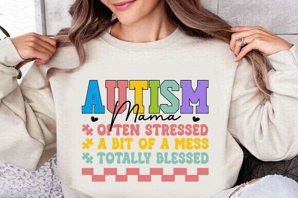 Autism Mom & Teacher Graphics for T-Shirt Designs