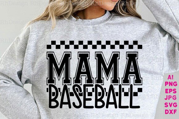 Baseball Mama SVG: Graphics for T-Shirt Designs
