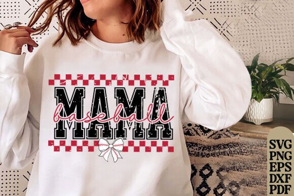 Baseball Mama SVG: Graphics for T-Shirt Designs