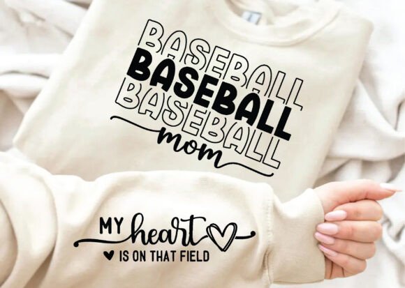 Baseball Mom SVG: Graphics for T-Shirt Designs
