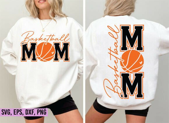 Basketball Mom SVG: Game Day Graphics for T-Shirts