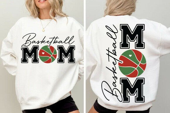 Basketball Mom SVG & PNG for T-Shirt Designs