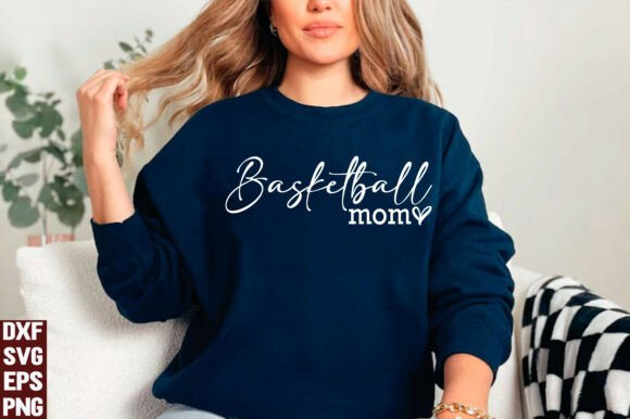 Basketball Mom SVG,PNG: Graphics for T-Shirt Designs