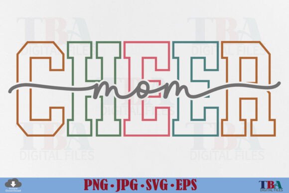 Cheer Mom SVG: Premium Graphics for T-Shirt Designs