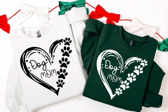 Dog Mom SVG & PNG: Graphics for T-Shirt Designs
