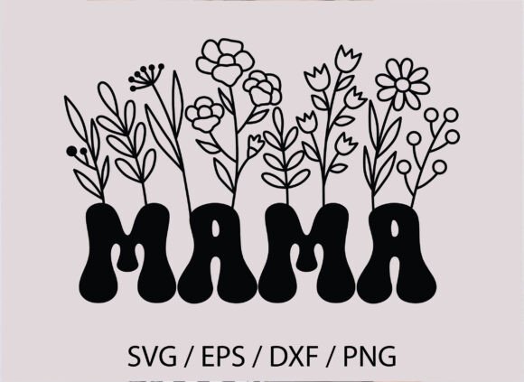 Floral Mama Graphics: Perfect T-Shirt Designs