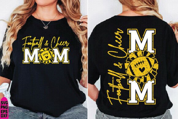 Football Mom Graphics for T-Shirt Designs