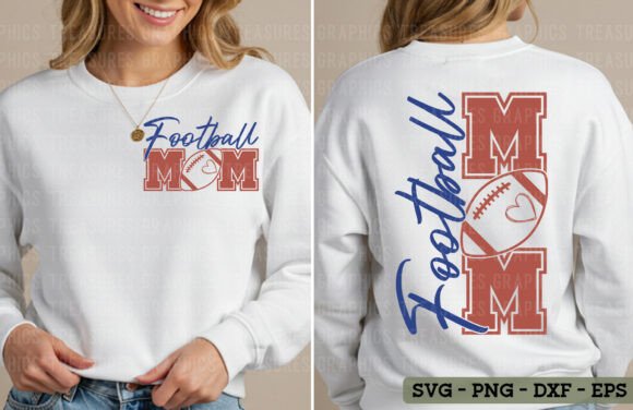 Football Mom SVG: Graphics for T-Shirt Designs