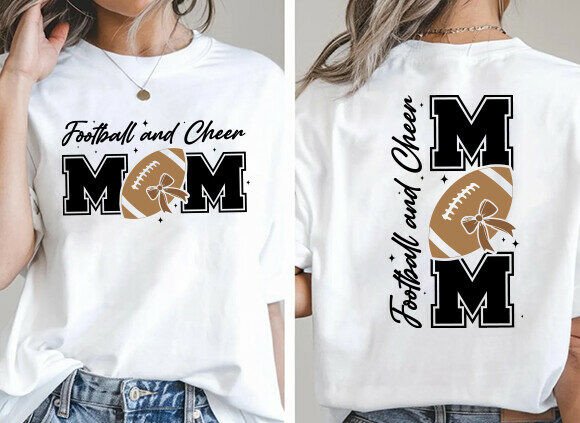 Football Mom SVG: Graphics for T-Shirt Designs