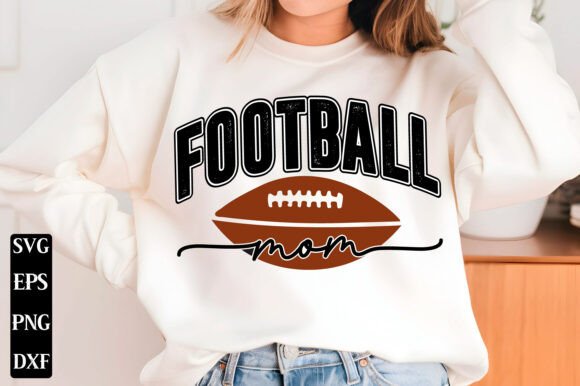 Football Mom Svg: Graphics for T-Shirt Designs