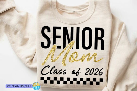 Retro Senior Mom SVG: Graphics for T-Shirt Designs