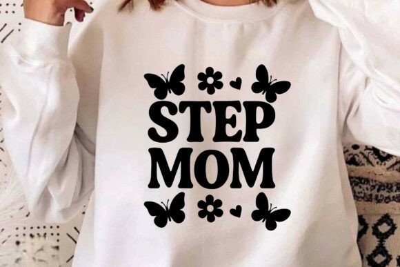 Retro Step Mom Graphics: Fresh Illustrations for Brands