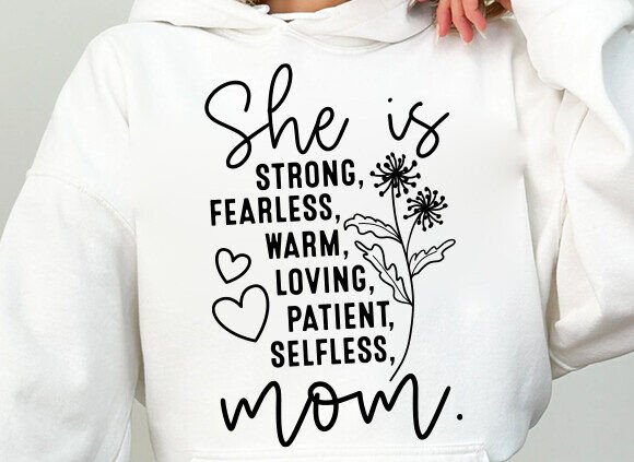 She is Mom SVG: Graphics for T-Shirt Designs