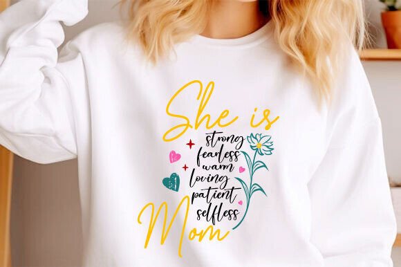 She is Mom SVG: Premium Graphics for T-Shirt Designs