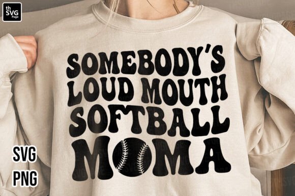 Softball Mama SVG: Graphics & Print Templates
