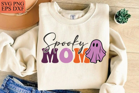 Spooky Mom SVG: Graphics for T-Shirt Designs